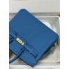 Birkin25 togo Blue zanzibar B3  Gold Hardware  Togo 