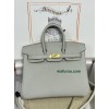 Birkin25  80/Pearl Grey (Gris Perle)   Togo 
