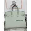 Birkin25  Gris NeveSilver Hardware