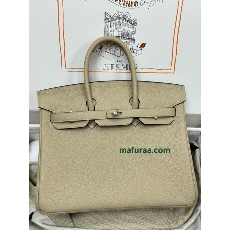 Birkin25  S2/ Trench   Togo Silver Hardware