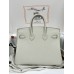 Birkin25 8L/Beton (Béton) Togo Silver Hardware