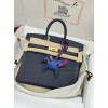 Birkin25  2Z/ Blue nuit  Togo Gold Hardware