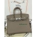 Birkin25cm 18/Étoupe Grey Togo Silver Hardware