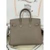 Birkin25cm  18/Étoupe Grey Togo Silver Hardware