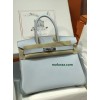 Birkin30 08/Blue Pale Epsom Silver Hardware