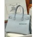 Birkin30 08/Blue Pale Epsom Silver Hardware