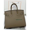 Birkin 25cm 18/Étoupe Grey  Epsom Gold Hardware