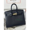Birkin25cm 89/Black (Noir) 