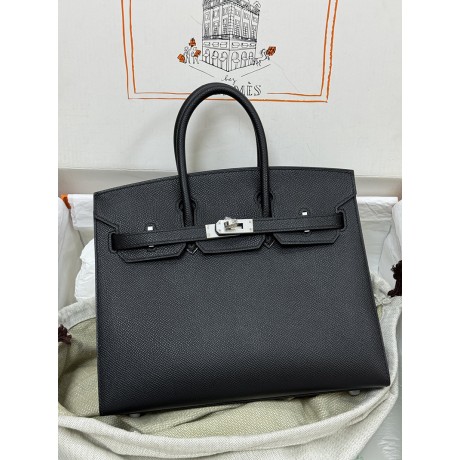 Birkin25cm 89/Black (Noir) 