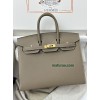 Birkin25cm 18/Étoupe Grey (Étoupe)  Epsom