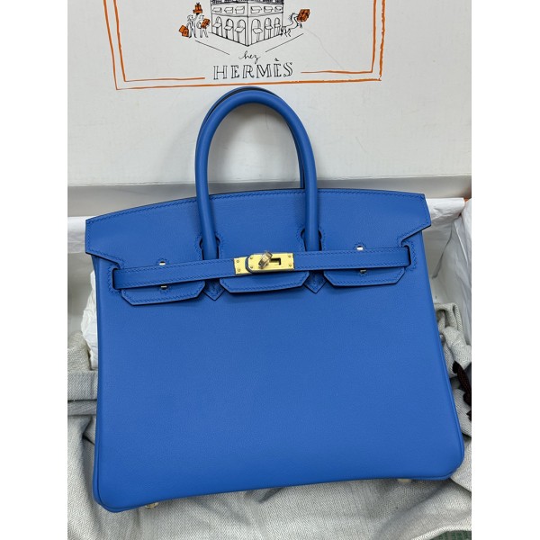 Birkin25cm T7/Blue Hydra   swift   Gold Hardware