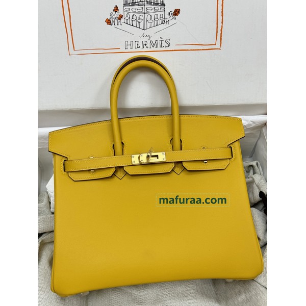 Birkin25cm 9D/Jaune Ambre  swift 