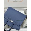 Birkin25cm R2/Blue Agate  swift  Silver Hardware