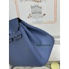 Birkin25cm R2/Blue Agate  swift  Silver Hardware