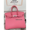 Birkin25cm 8W/Rose Azalee swift  Silver Hardware