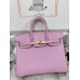 Birkin25cm X9/Mauve Sylvestre swift Gold Hardware