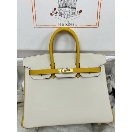 Birkin25cm 9D/Jaune Ambre  swift   Gold Hardware