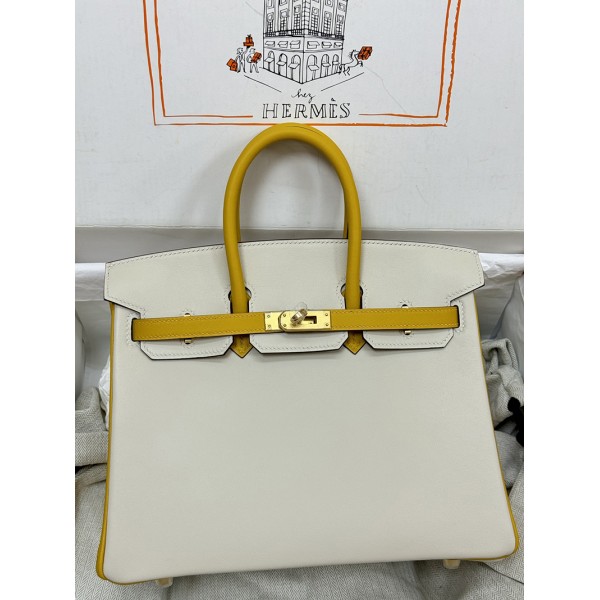 Birkin25cm 9D/Jaune Ambre  swift   Gold Hardware