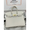 Birkin25cm 10/Craie   swift   Gold Hardware