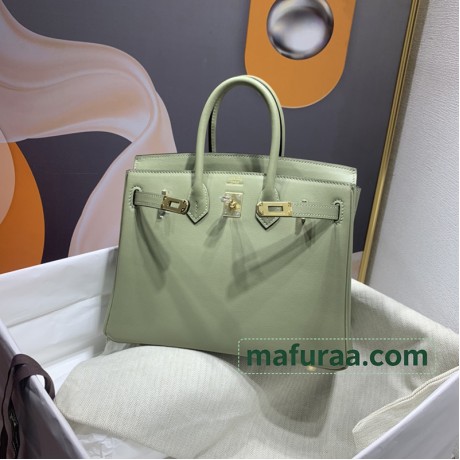 Birkin25cm Q1/Sauge   swift  Gold Hardware
