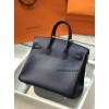 Birkin25cm 73/Blue Saphir  swift Silver Hardware