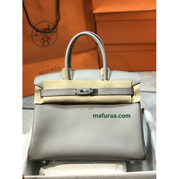 Birkin30cm Bk30cm swift   Silver Hardware