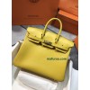 Birkin25cm 9D/Jaune Ambre swift  Gold Hardware