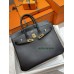 Birkin25cm 89//Black (Noir)