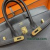Birkin25cm 89//Black (Noir) 