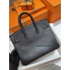 Birkin25cm 89//Black (Noir) 