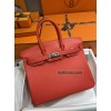 Birkin25cm T5/Rose Jaipur swift Silver Hardware