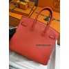 Birkin25cm T5/Rose Jaipur swift Silver Hardware
