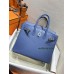 Birkin25cm R2/Blue Agate swift Silver Hardware