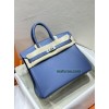 Birkin25cm R2/Blue Agate  swift Silver Hardware