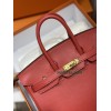 Birkin25cm Q5/Rouse Casaque  swift  Gold Hardware
