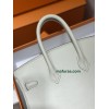 Birkin25cm 80/Pearl Grey (Gris Perle)   swift 