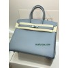 Birkin35cm J7/Blue Lin  swift Silver Hardware