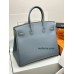 Birkin35cm J7/Blue Lin swift Silver Hardware