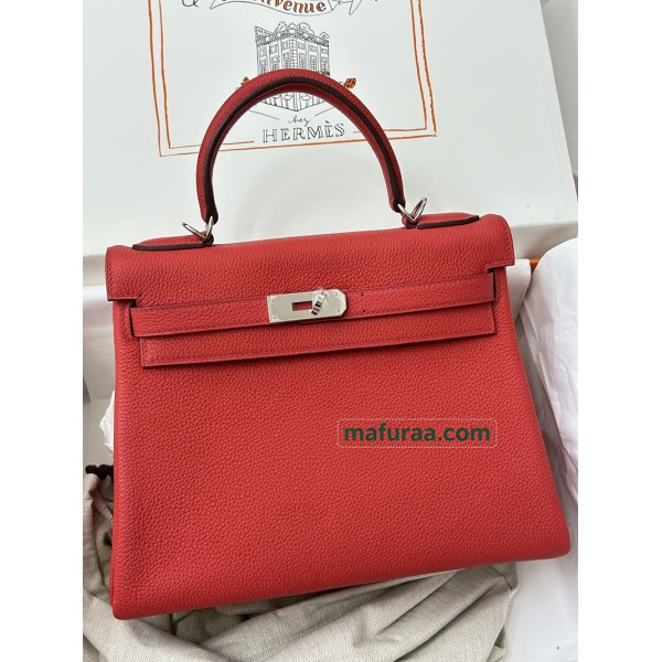 Kelly28cm Q5/Rouse Casaque  Togo  Silver Hardware