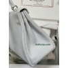 Kelly28cm 01White (Blanc)  Togo Silver Hardware