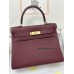 Kelly28cm K1/Rouge Grenat Togo Gold Hardware