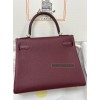 Kelly28cm K1/Rouge Grenat   Togo Gold Hardware