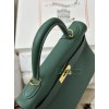 Kelly28cm Z6/Malachite  Togo Gold Hardware