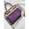 Kelly28cm P9/Anemone  Togo Gold Hardware