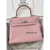 Kelly28cm 3Q/Rose Sakura   Togo Silver Hardware