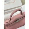 Kelly28cm 3Q/Rose Sakura   Togo Silver Hardware
