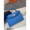 mini Kelly 0F/Blue Frida  Chevre