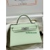 mini Kelly 0S vertdeau Hermes Vert fizz epsom Silver Hardware