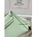 mini Kelly 0S vertdeau Hermes Vert fizz epsom Silver Hardware