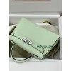 mini Kelly 0S vertdeau   Hermes Vert fizz epsom  Silver Hardware